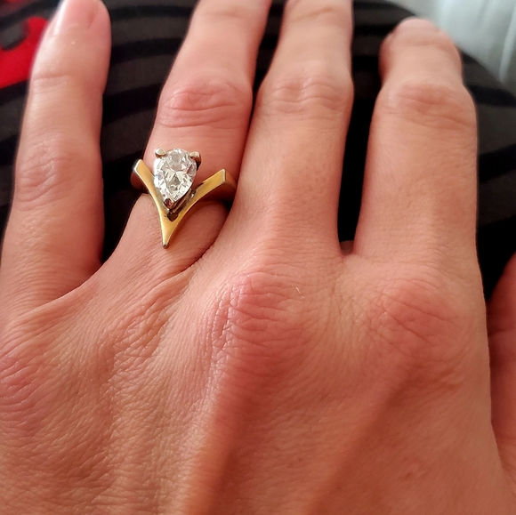 Cz ring size 6 - Picture 2 of 2